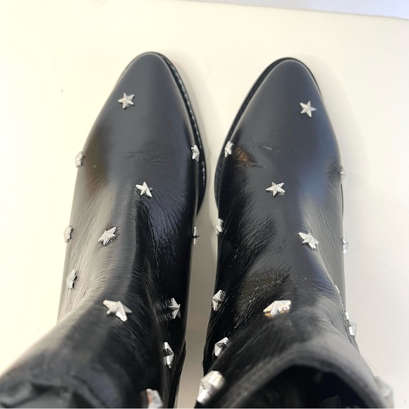 Zadig and Voltaire Tyler Star Studded Boots in Black Size 7 (38) NIB - Picture 10 of 14